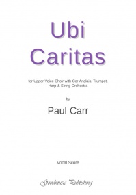 Carr: Ubi Caritas SA published by Goodmusic