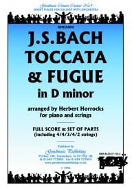 Bach: Toccata & Fugue in Dm Orchestral Set published by Goodmusic