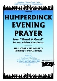 Humperdinck: Evening Prayer Orchestral Set published by Goodmusic