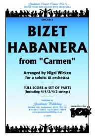 Bizet: Habanera from Carmen (Wicken) Orchestral Set published by Goodmusic