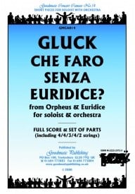 Gluck: Che Faro Senza Euridice Orchestral Set published by Goodmusic