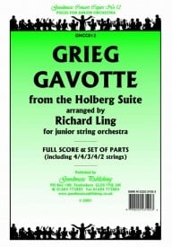 Grieg: Gavotte Holberg Suite (Ling) Orchestral Set published by Goodmusic