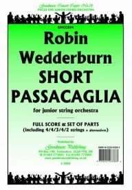 Wedderburn: Short Passacaglia Orchestral Set published by Goodmusic