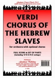 Verdi: Chorus of the Hebrew Slaves Orchestral Set published by Goodmusic
