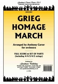 Grieg: Homage March (Carter) Orchestral Set published by Goodmusic