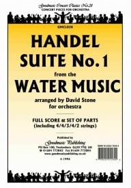 Handel: Water Music Suite 1 (Stone) Orchestral Set published by Goodmusic