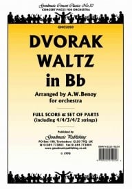Dvorak: Waltz in Bb (arr.Benoy) Orchestral Set published by Goodmusic
