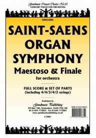 Saint-Saens: Organ Symphony Maestoso etc. Orchestral Set published by Goodmusic