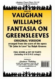 Vaughan Williams: Fantasia On Greensleeves (orig) Orchestral Set published by Goodmusic