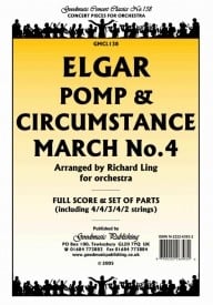 Elgar: Pomp & Circumstance 4 (Ling) Orchestral Set published by Goodmusic