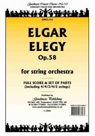 Elgar: Elegy Op.58 Orchestral Set published by Goodmusic