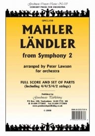 Mahler: Landler Sym.2 (arr Lawson) Orchestral Set published by Goodmusic