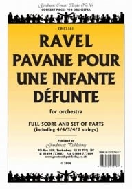 Ravel: Pavane Pour Une Infante Def. Orchestral Set published by Goodmusic