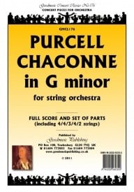 Purcell: Chaconne in G Minor Orchestral Set published by Goodmusic