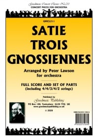 Satie: Trois Gnossiennes (arr.Lawson) Orchestral Set published by Goodmusic