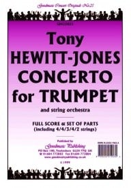 Hewitt-Jones: Concerto for Trumpet & Strings Orchestral Set published by Goodmusic