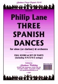 Lane: Three Spanish Dances Orchestral Set published by Goodmusic
