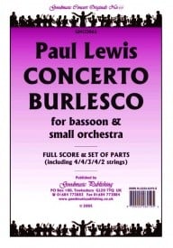 Lewis: Concerto Burlesco (bsn) Orchestral Set published by Goodmusic
