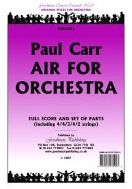 Carr: Air for Orchestra Orchestral Set published by Goodmusic