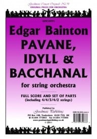 Bainton: Pavan Idyll+Bacchanal Orchestral Set published by Goodmusic