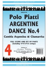 Piatti: Argentine Dance No 4 (Cumbia Argentina & Chamarrita) Orchestral Set published by Goodmusic