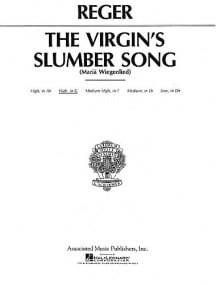 Reger: Virgins Slumber Song in G published by Schirmer