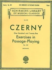 Czerny: 125 Exercises Opus 261 for Piano published by Schirmer