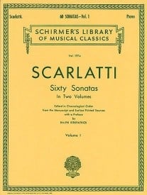 Scarlatti: 60 Piano Sonatas Volume 1 published by Schirmer