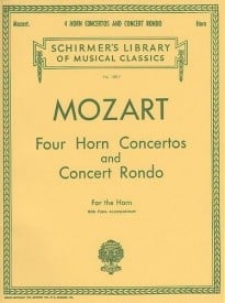 Mozart: Four Concertos And Concert Rondo for Horn published by Schirmer