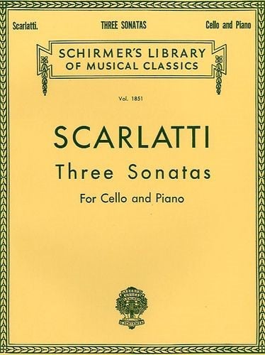 Scarlatti: Three Sonatas for Cello published by Schirmer