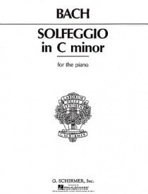 C P E Bach: Solfeggio in C minor for Piano published by Schirmer