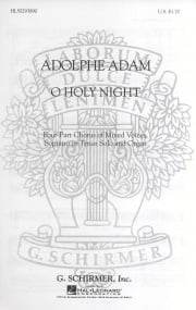 Adam: O Holy Night Solo & SATB published by Schirmer