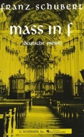 Schubert: German Mass (D872) published by Schirmer - Vocal Score