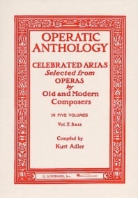 Operatic Anthology Volume V: Bass published by Schirmer