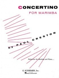 Creston: Concertino for Marimba published by Schirmer