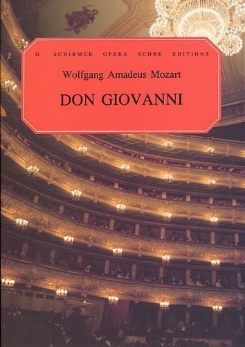 Mozart: Don Giovanni published by Schirmer - Vocal Score