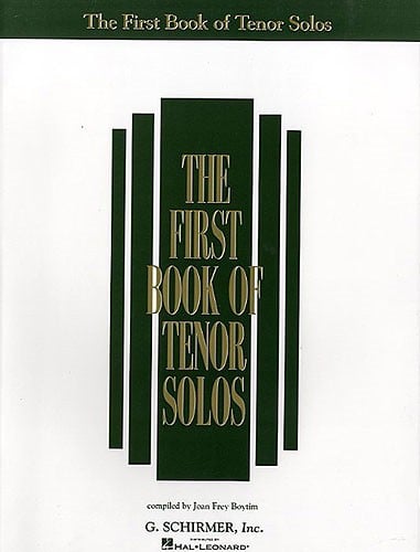 The First Book Of Tenor Solos published by Schirmer