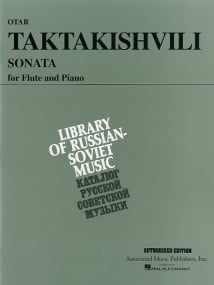 Taktakishvili: Sonata for Flute published by Schirmer