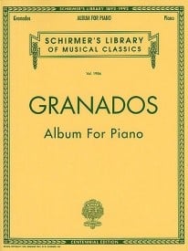 Granados: Album for Piano published by Schirmer