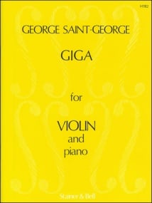 Saint-George: Giga for Violin published by Stainer & Bell