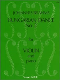 Brahms: Hungarian Dance Number 2 for Violin published by Stainer & Bell