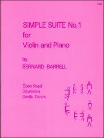Barrell: Simple Suite No.1 for Violin published by Stainer & Bell