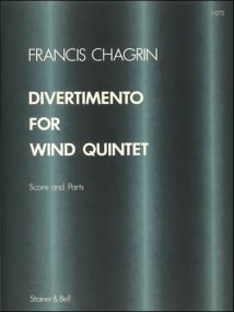 Chagrin: Divertimento for Wind Quintet published by Stainer & Bell
