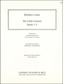 Locke: The Little Consort Suites 1-5 published by Stainer & Bell - Set of Parts