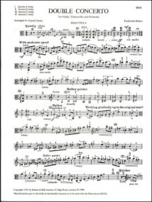 Delius: Double Concerto arranged for Violin, Viola and Piano published by Stainer & Bell - Viola Part