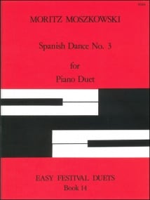Moszkowski: Spanish Dance Opus 21/3 for Piano Duet published by Stainer & Bell
