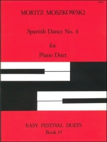 Moszkowski: Spanish Dance Opus 21/4 for Piano Duet published by Stainer & Bell