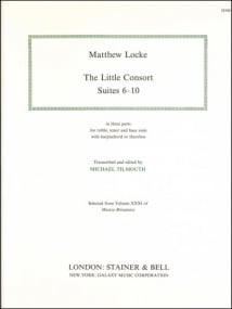 Locke: The Little Consort Suites 6-10 published by Stainer & Bell - Set of Parts
