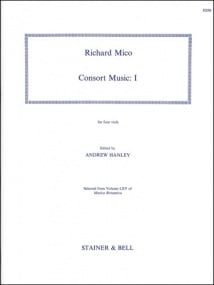 Mico: Consort Music Set I for four Viols published by Stainer & Bell