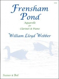 Lloyd-Webber: Frensham Pond. Aquarelle for Clarinet published by Stainer and Bell